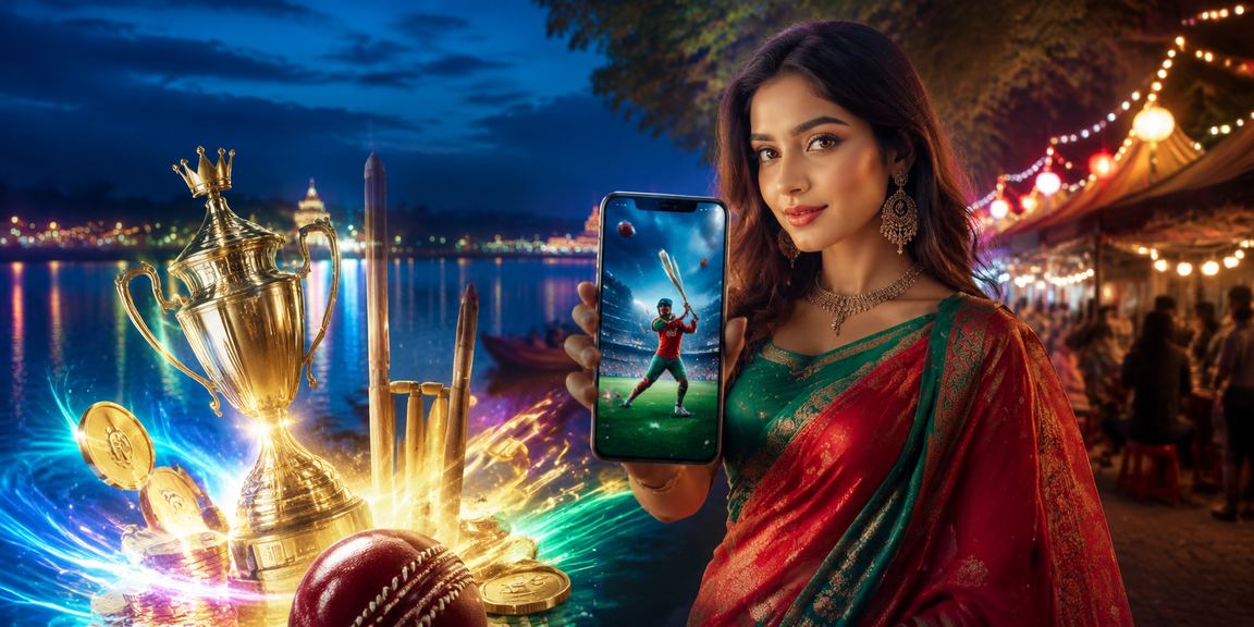 কুমিল্লায় ক্রিকেট ম্যাচে মোবাইলে বেটিং করছেন একজন ভক্ত